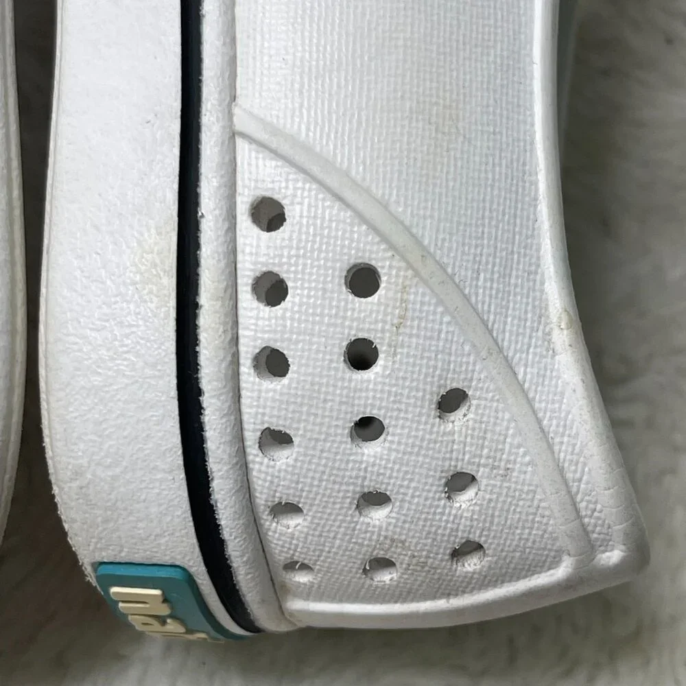 Native Kids White Miles EVA Foam Slip-On Sneakers Shoes Size 1